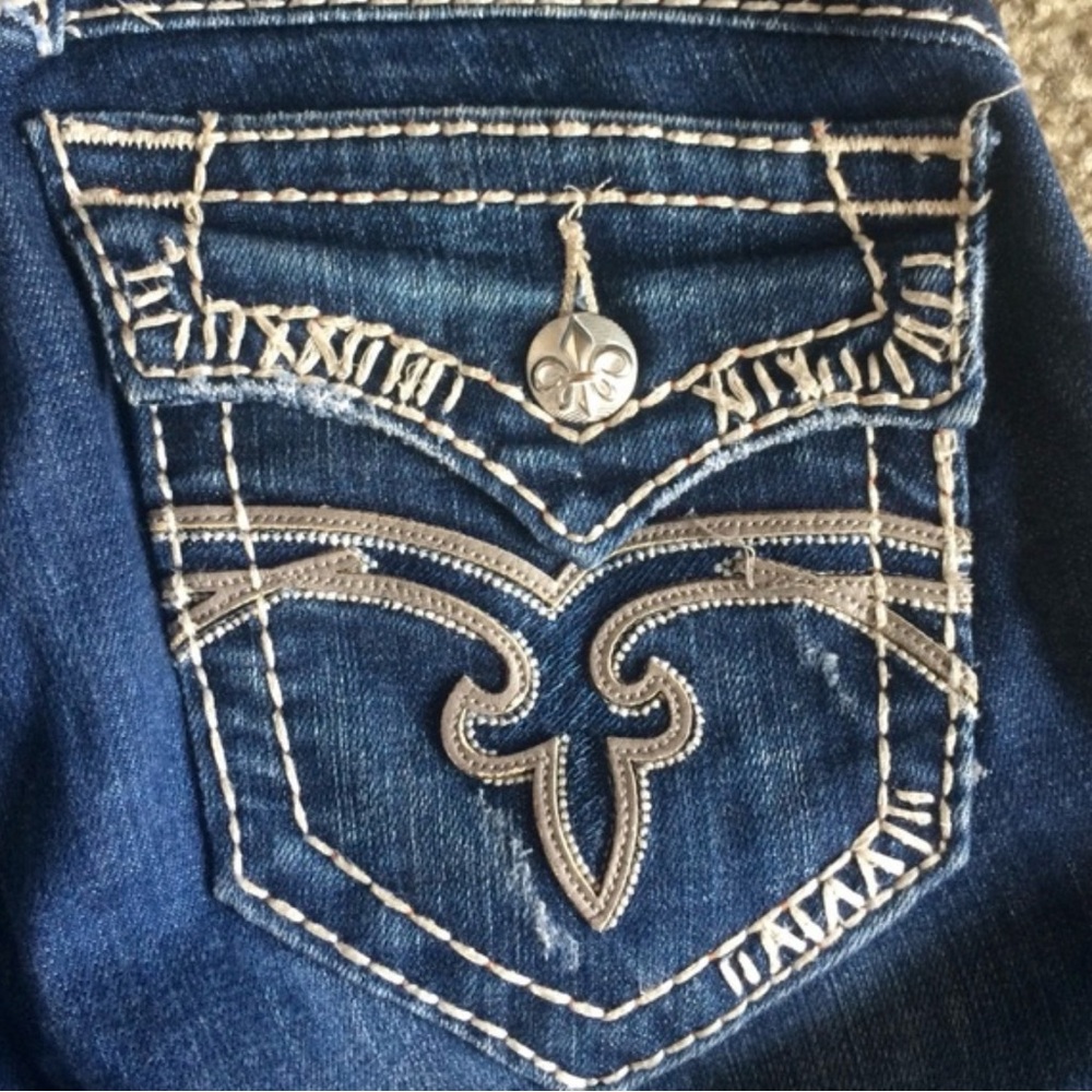 Women’s Rock Revival Morgan Straight Jeans 27 X 31